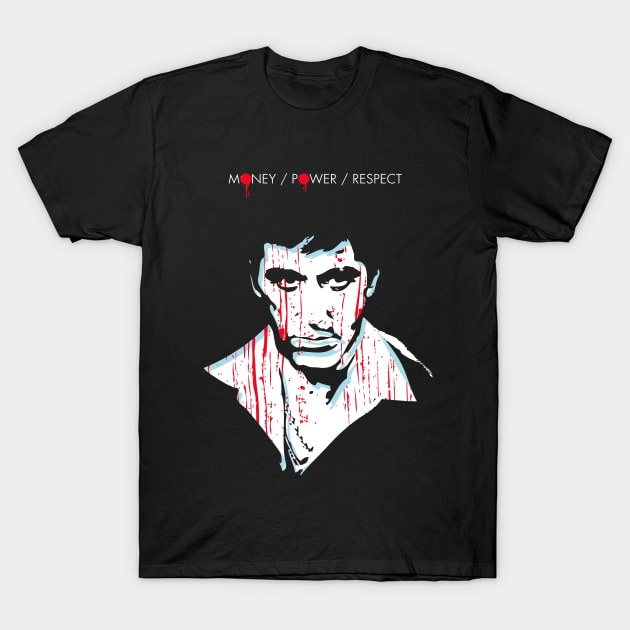 Scarface movie art inspired T-Shirt by 2ToastDesign